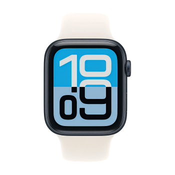 Apple Watch SE 3 40 mm, Midnight Aluminum Starlight Sport Band S/M